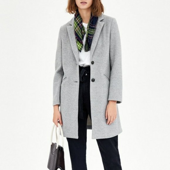 Zara TRF Outerwear Super Soft Coat in Light Grey - Picture 10 of 10
